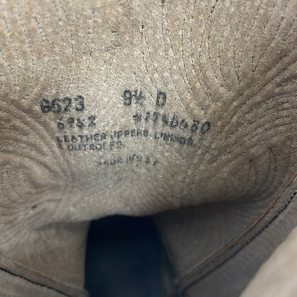 Abilene Womens Western Boots Leather Embroidered Pull On Boots in Brown Size 9.5 - Picture 8 of 14